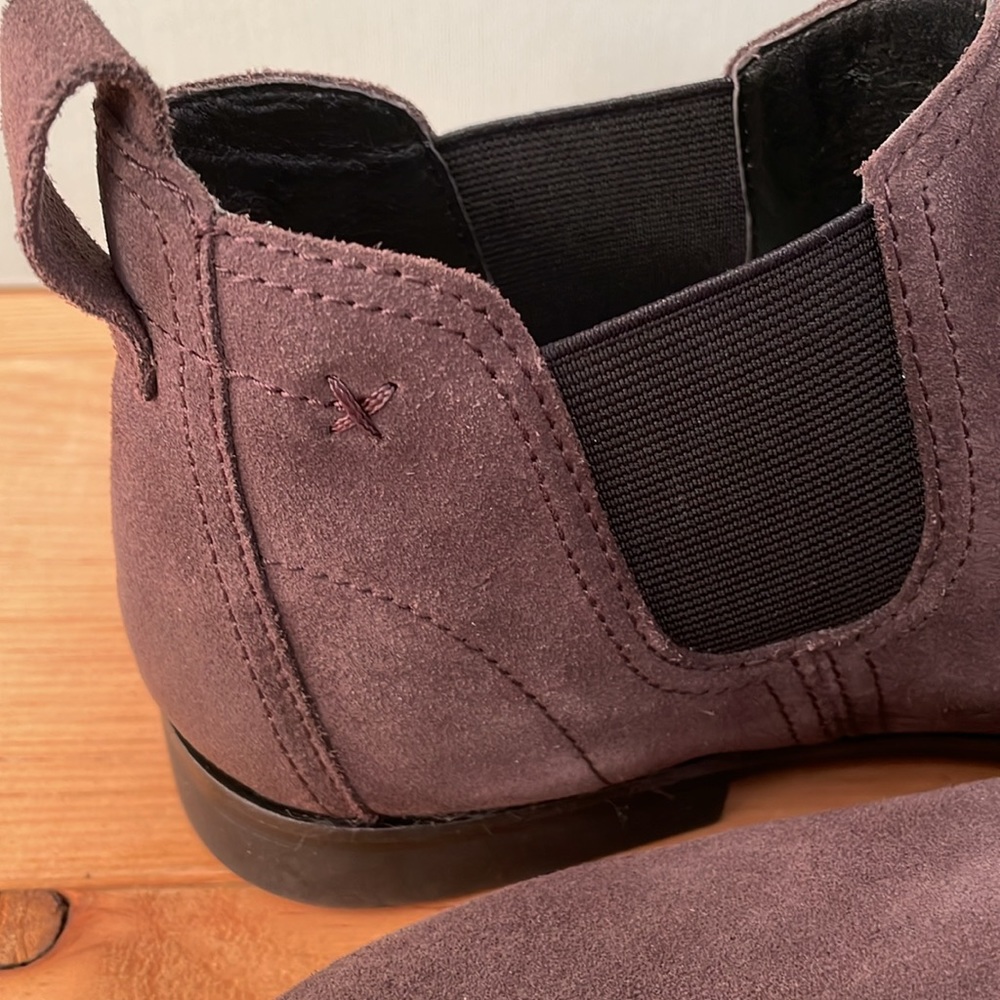 NWT Salvia dark grey water resistant “hydra suede” booties, size 38 (US 7-7.5) - Picture 6 of 16
